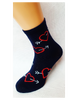 Zamilované dámske ponožky Srdcia so šípom | Veľkosť: 37-40 | Tmavomodrá