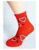 Zamilované dámske ponožky Srdcia so šípom | Veľkosť: 37-40 | Červená