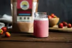 Gofio drink vegan jahoda