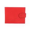 Pánska kožená peňaženka AKZENT so zapínaním – Červená