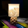 Fotolampa s vlastnými fotografiami (modern triang)