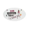 Drevená tabuľka na zavesenie "Som pôvabná a nádherná..."