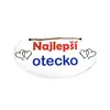 Drevená tabuľka na zavesenie "Najlepší otecko"