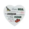 Drevená tabuľka na zavesenie "Láska moja,..."