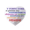 Drevená tabuľka na zavesenie "V tomto dome si plníme sny..."