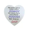 Drevená tabuľka na zavesenie "Mať miesto,..."