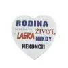 Drevená tabuľka na zavesenie "Rodina..."