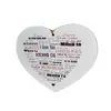 Drevená tabuľka na zavesenie "I love you"