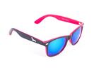 Čierno - ružové okuliare Kašmir Wayfarer W21 - sklá modré zrkadlové