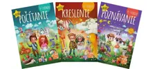 3-dielny Balíček hravých pracovných zošitov pre 4-5 ročné deti