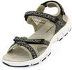 Dámske sandále Alpine Pro EKLA | Veľkosť: 36 | Béžová + zelená