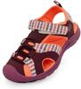 Detské letné sandále Alpine Pro BIELO | Veľkosť: 28 | Fialová + oranžová