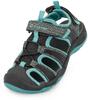 Detské letné sandále Alpine Pro JONO | Veľkosť: 28 | Sivá + tyrkysová