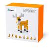 Magnetická stavebnica Pixio "Orange Animals" (162 kociek)