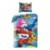 Bavlnené obliečky s licenčným motívom | Super Wings 5507BL
