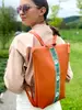Folklórny batoh slovenského výrobcu LuLo bags | Oranžová
