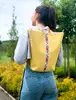 Folklórny batoh slovenského výrobcu LuLo bags | Žltá