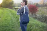 Mestká shopper kabelka City Jungle slovenského výrobcu LuLo bags | Tmavomodrá