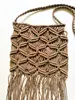 Dámska makramová kabelka Tribal | Khaki