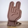 Stojan na mobil (hnedý rock)