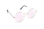 Bronzové okuliare Kašmír Lennon L02 - ružové zrkadlové sklá