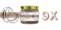 9 x 250 g Balenie lahodných ryžových kaší (kokosový raj / kokos+kakao)