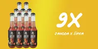 9 x 275 ml Vínny nápoj s konopou (jahoda + šípka)