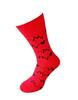 Bláznivé pánske ponožky Línia života | Veľkosť: 40-43 | Červená