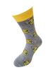Bláznivé pánske ponožky Hamburgery | Veľkosť: 40-43 | Sivá