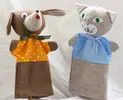 2-dielny SET: 2 x Maňuška slovenskej výroby "O psíkovi a mačičke"