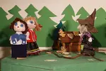 3-dielny SET: 3 x Maňuška slovenskej výroby "O perníkovej chalúpke"