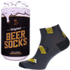 Ponožky s motívom piva v darčekovej plechovke | Veľkosť: 39-42 | Sivá / model 13