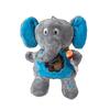 Detský plyšový batôžtek CHUPA CHUPS s lízankami (16 ks / 192 g) | Sivá / slon