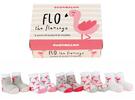 Detské veselé ponožky "Flo the Flamingo" | Veľkosť: 0-12 mesiacov | Plameniak