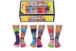 Detské veselé ponožky "Miss Mashers" | Veľkosť: 31-39 | Príšerka