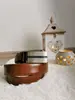 Pánsky kožený opasok s automatickou prackou H3 | Veľkosť: 90 cm | Hnedá