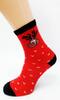 Bláznivé dámske ponožky Rudolf | Veľkosť: 37-40 | Červená