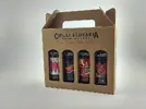 4-dielne Darčekové balenie chilli omáčok (hnedé balenie / Mild hot jemne pálivé)