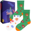 3 ks Darčekový set klasických a nízkych ponožiek (baktérie) | Veľkosť: 35-38