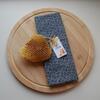Ekologické voskové vrecko na chlieb "Modrý ornament" | Veľkosť: 50 x 30 cm
