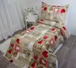 Krepové obliečky PETRA (bavlna/polyester) | Hnedá