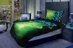 3D Obliečky na jednolôžko z mikrovlákna / Hviezdičky