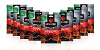 9 x 22 g Balíček prémiového sušeného mäsa Royal Jerky (Extreme Hot)