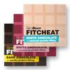 3 x 90 g Proteinová čokoláda Fitcheat (MIX príchutí)
