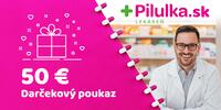 Darčekový poukaz do e-shopu Pilulka.sk v hodnote 50 €