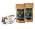 3-dielny Balíček káv: 2 × 225 g Zrnková káva Brasil Cerrado + 35 ml Espresso šálka