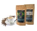 3-dielny Balíček káv: 225 g Zrnková káva Ethiopia Djimmah + 225 g Brasil Cerrado + 35 ml Espresso šálka