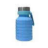 300 - 550 ml Silikónová skladacia fľaša | Modrá