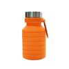 300 - 550 ml Silikónová skladacia fľaša | Oranžová