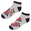 Veselé ponožky Pohodky "Ruža" / členkový strih | Veľkosť: 35-38